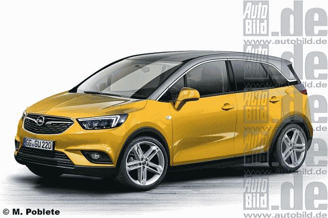 Новое поколение Opel Meriva станет кроссовером, построенным на базе нового Peugeot 3008 