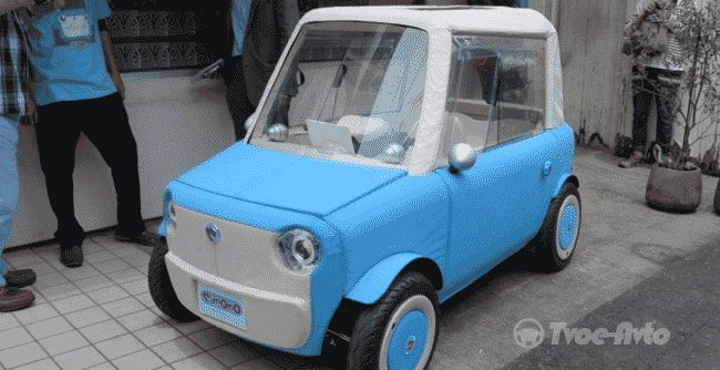 Японцы создали очень маленький электрокар с продвинутым кузовом