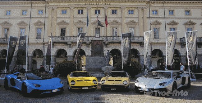 Lamborghini отметила 50-летие своего суперкара Miura