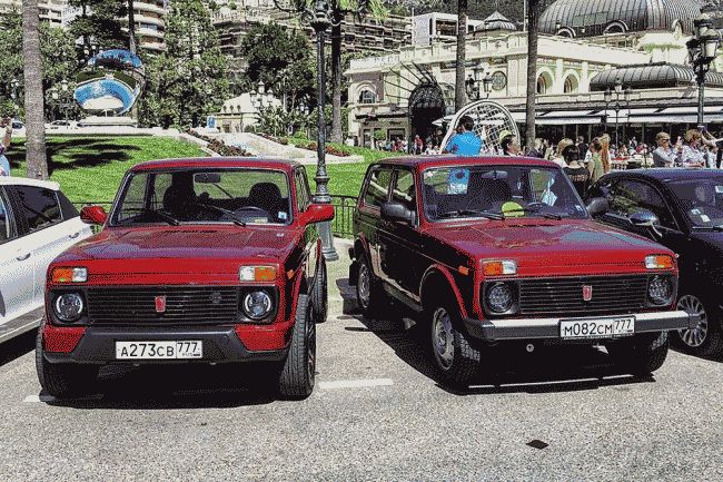 Внедорожник Lada 4x4 представили на выставке роскоши в Монако