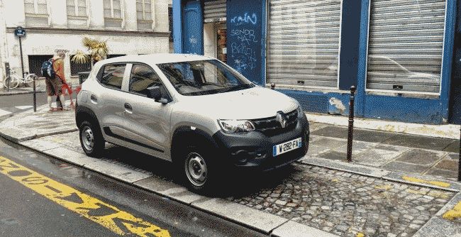 Новый бюджетный хэтчбек Renault Kwid засветился во Франции