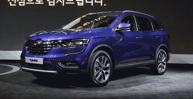 Renault Koleos для Кореи будет известен как Samsung QM6