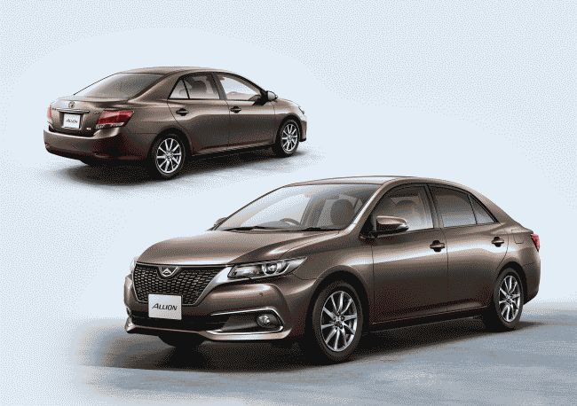 Toyota рассекретила обновленные седаны Premio и Allion