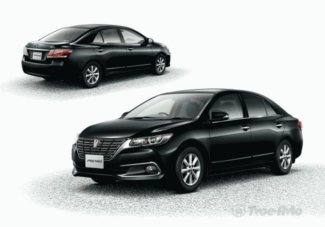 Toyota рассекретила обновленные седаны Premio и Allion