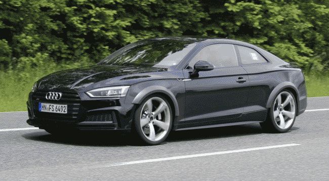Новый Audi RS5 2018 тестируют на Нюрбургринге