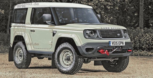 Опубликованы первые рендеры нового Land Rover Defender