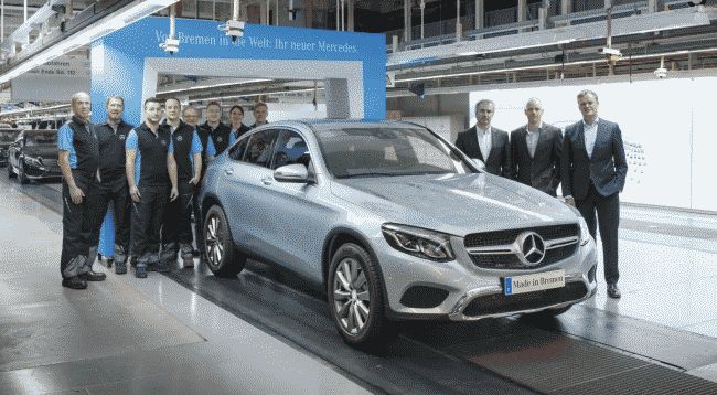 Mercedes-Benz GLC Coupe официально стал на конвейер