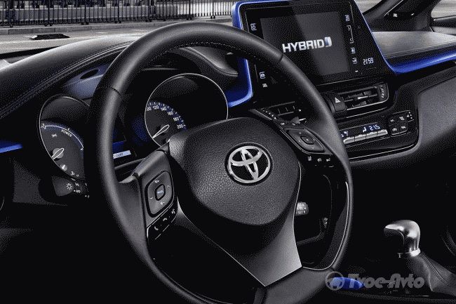 Toyota впервые показала салон серийного C-HR