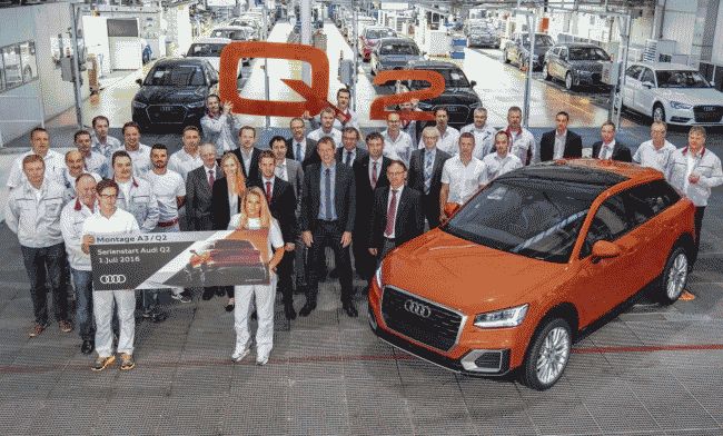 В Ингольштадте стартовало серийное производство кроссовера Audi Q2