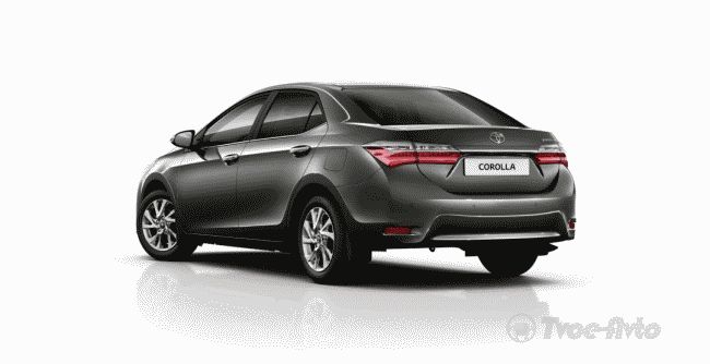 Toyota в РФ озвучила цену на обновленный седан Corolla