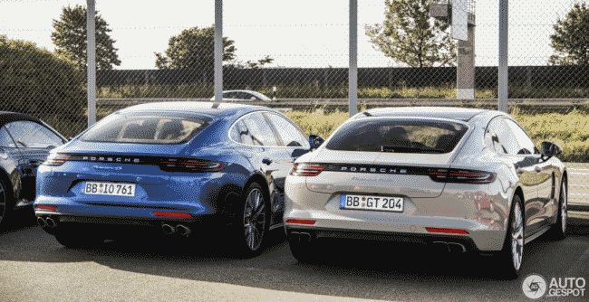Опубликованы "живые" фото новых Porsche Panamera 4S и Turbo