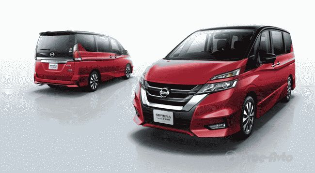 Пятое поколение минивэна Nissan Serena получило беспилотные технологии