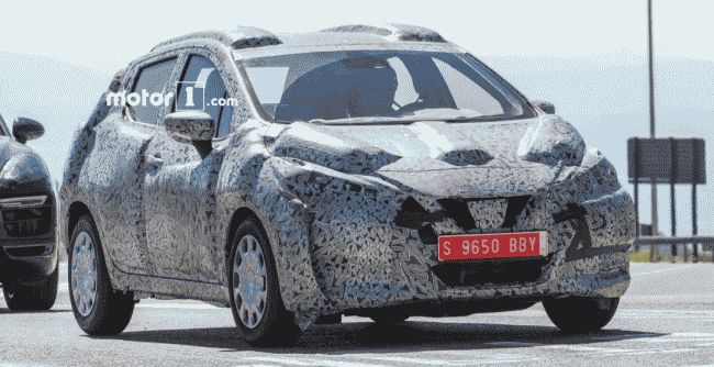 Nissan готовит к презентации в Париже новый Micra