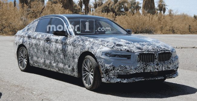 BMW 5-Series с подключаемой гибридной установкой замечен на тестах
