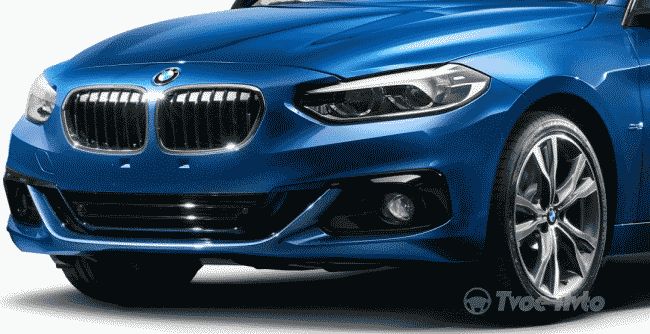 Баварская BMW официально рассекретила внешность компактного 1-Series Sedan