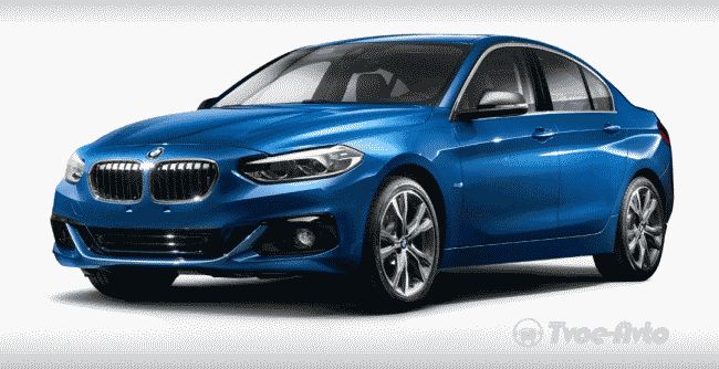 Баварская BMW официально рассекретила внешность компактного 1-Series Sedan