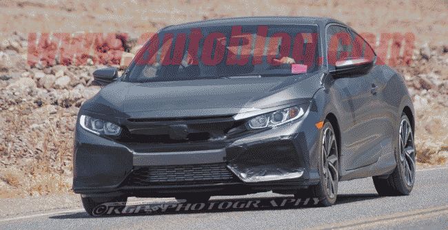 Honda тестирует купе Civic Si 