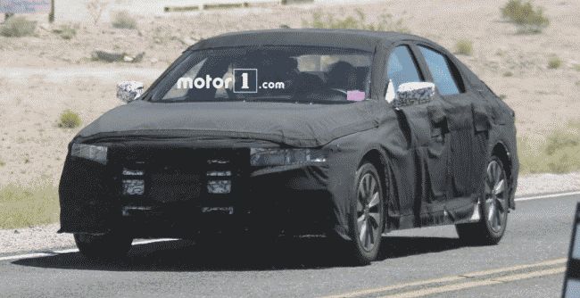 Новое поколение Honda Accord впервые замечено на тестах