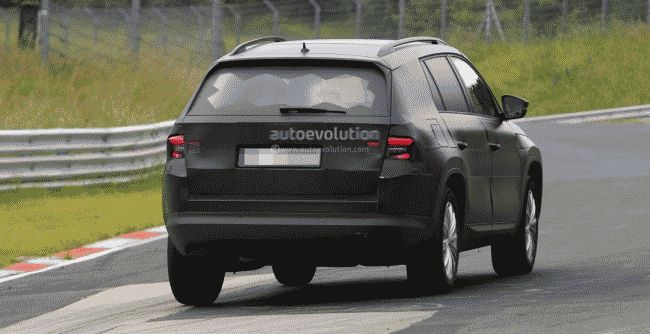 Skoda на трассе Нюрбургринга тестирует самую мощную дизельную версию Kodiaq (видео) 