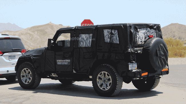 Новое поколение Jeep Wrangler станет легче и экономичней