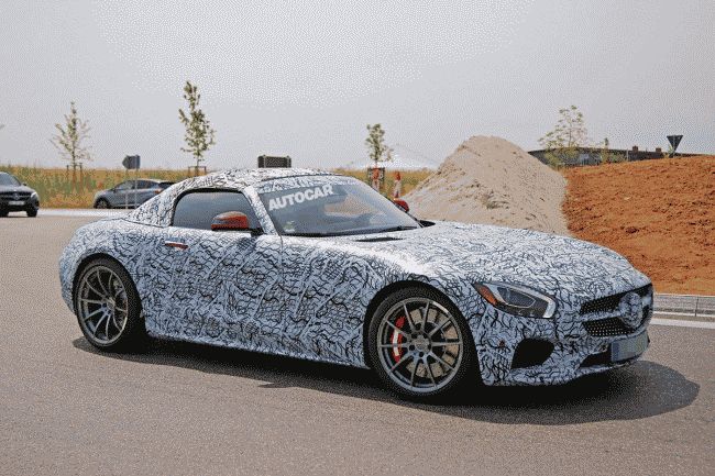Родстер Mercedes-AMG GT замечен на тестах