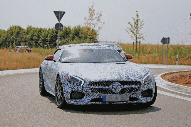 Родстер Mercedes-AMG GT замечен на тестах