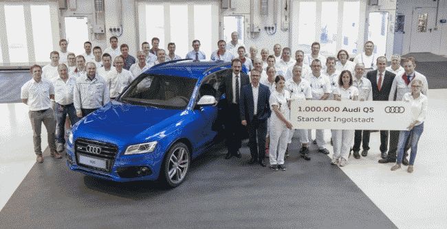 В Ингольштадте с конвейера сошел 1 000 000-ый кроссовер Audi Q5