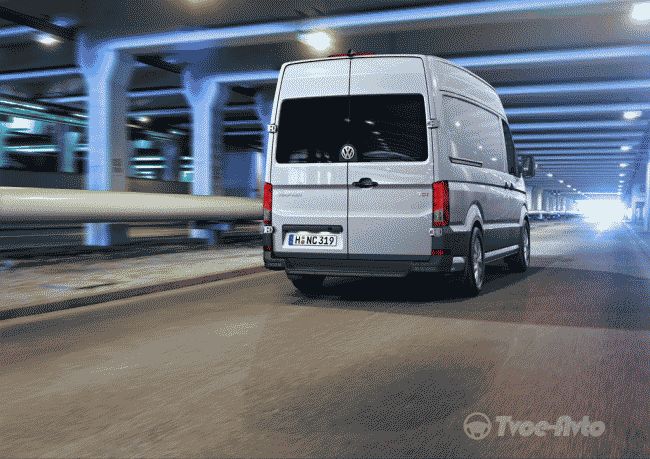 Volkswagen презентовал очередные изображения коммерческого фургона Crafter
