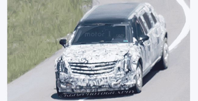 Cadillac начал испытания нового лимузина, предназначенного для президента США