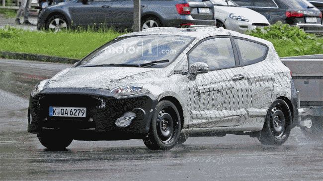 Ford начал тестирование трёхдверного Fiesta 2017 