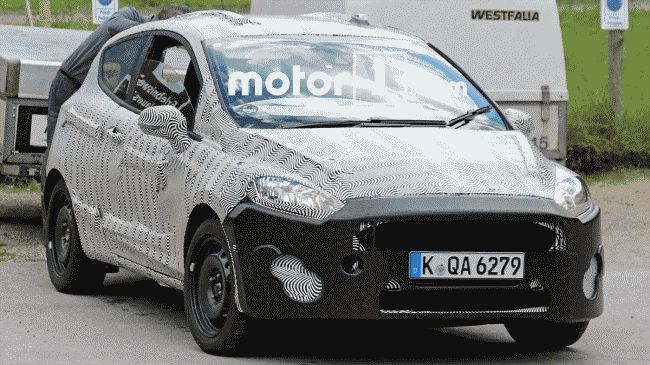 Ford начал тестирование трёхдверного Fiesta 2017 