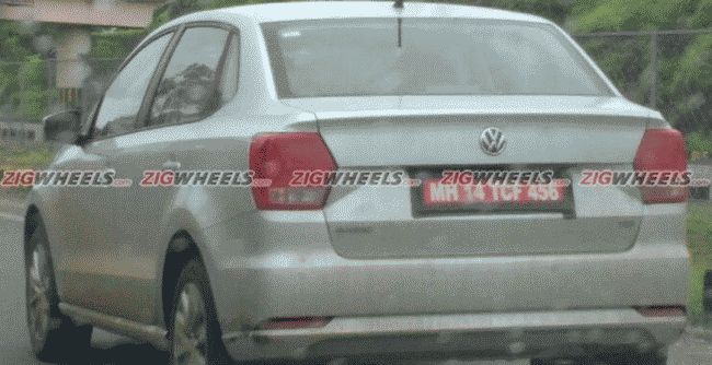 Дизельная версия Volkswagen Ameo замечена на тестах