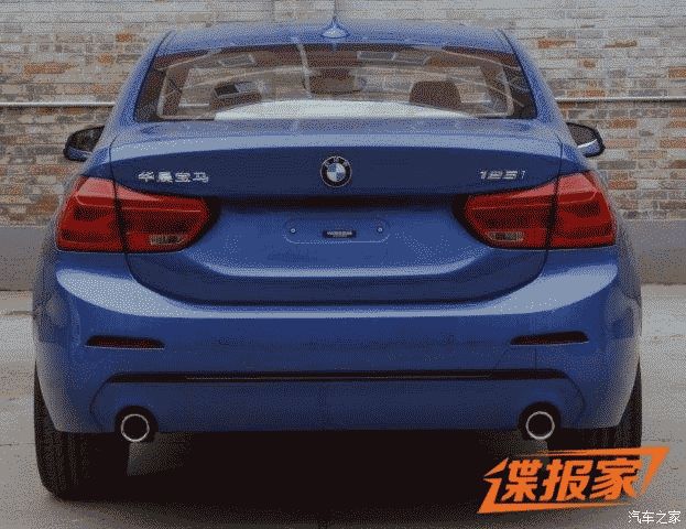 В сети показаны "живые" фотографии китайского седана BMW 1-Series Sedan