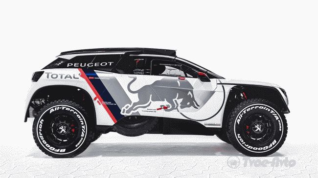Peugeot представил прототип 3008 DKR для ралли-марафона «Дакар»