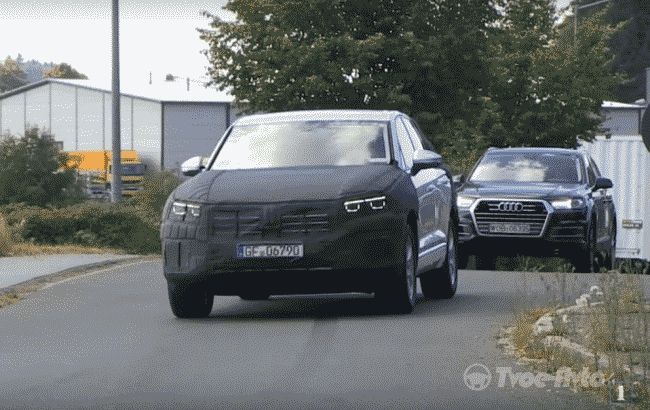 Новая генерация Volkswagen Touareg впервые появилась на видео