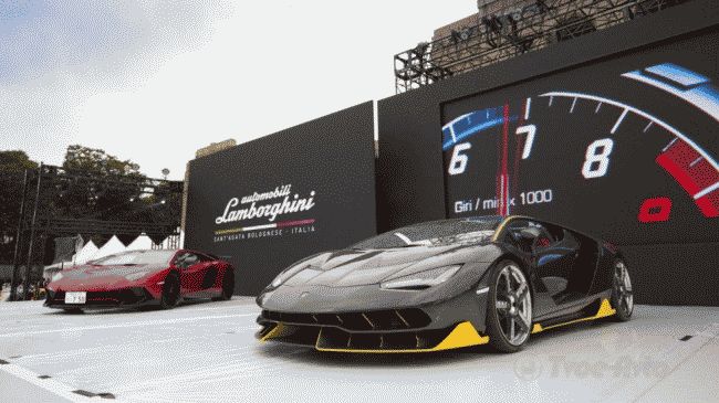 Lamborghini в Японии отметила 30-летие с момента использования карбона
