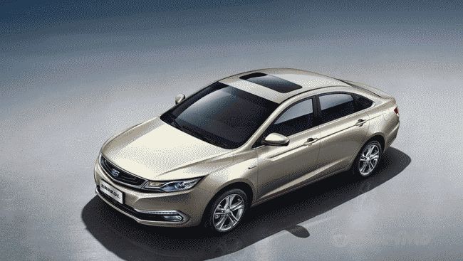 Новый седан Geely Emgrand GL вышел на рынок Китая