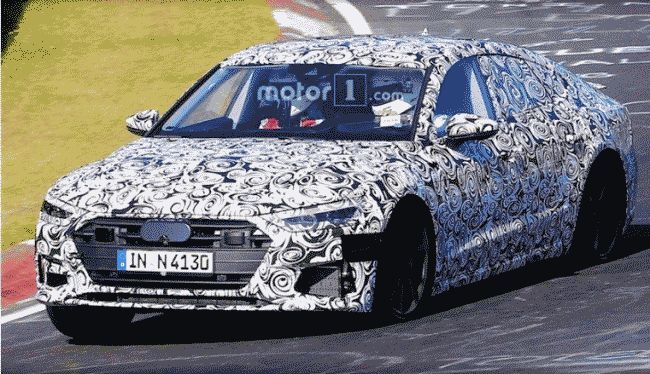 Audi S7 Sportback впервые заметили фотошпионы 