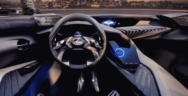 Lexus показал футуристичный интерьер кроссовера UX Concept