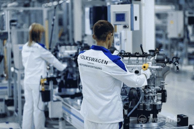 Завод Volkswagen в Калуге выпустил 100 000-ый двигатель