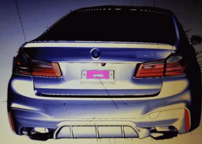 Внешность новой BMW M5 рассекретили на проектных рендерах 