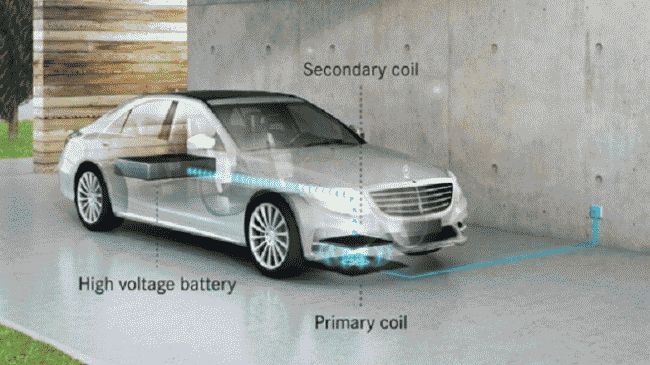 Аккумуляторы нового гибридного Mercedes-Benz будут заряжаться без проводов