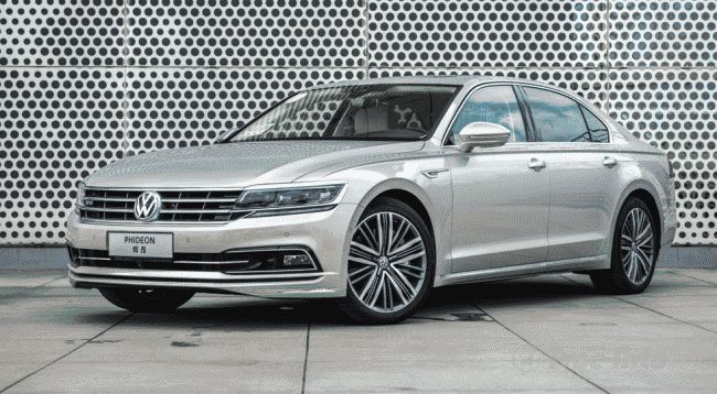 Новый флагманский седан Volkswagen Phideon вышел на рынок КНР