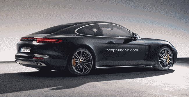 Первые изображения купе Porsche Panamera опубликованы в Сети