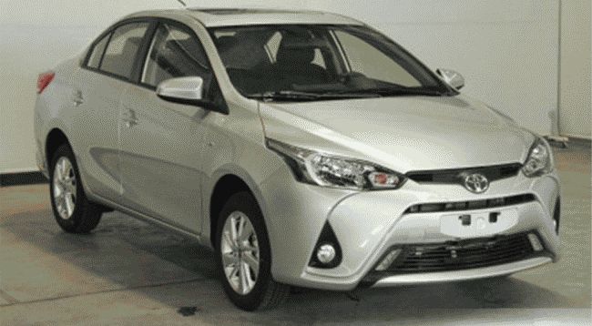 Опубликованы первые фотографии нового Toyota Yaris L Sedan