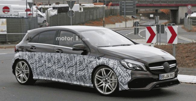 Mercedes-AMG приступил к тестам «горячей» версии A45