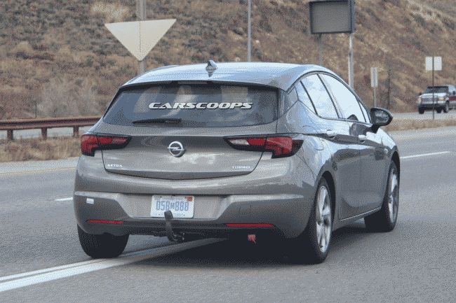 Новый Opel Astra тестируют на американских дорогах