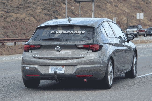 Новый Opel Astra тестируют на американских дорогах