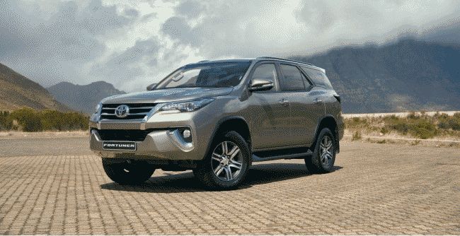 Новейший внедорожник Toyota Fortuner 2017 стартовал на авторынке Индии