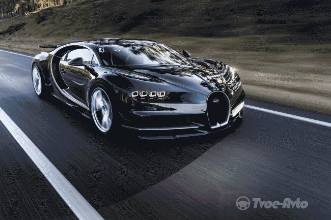 Новый гиперкар Bugatti Chiron дебютировал в Японии